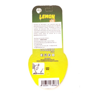 Lemon King > Eva Female Seeds | Graines Féminisées  |  Sativa